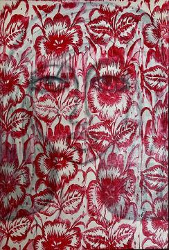 Kamelija (Akril-platno - 40x60) Marcela Kopitar